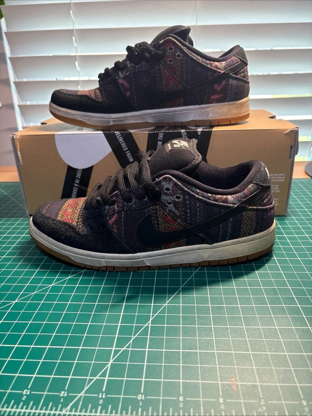 Nike Dunk Low Men's Size 8 Black/White Hacky Sack Premium SB QS 504750-901